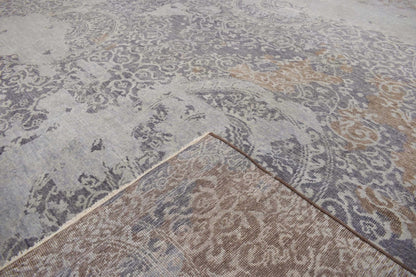 8x10 Rug | Modern Handmade Wool blended viscose Area Rug | TRD1634810 - Nuvé