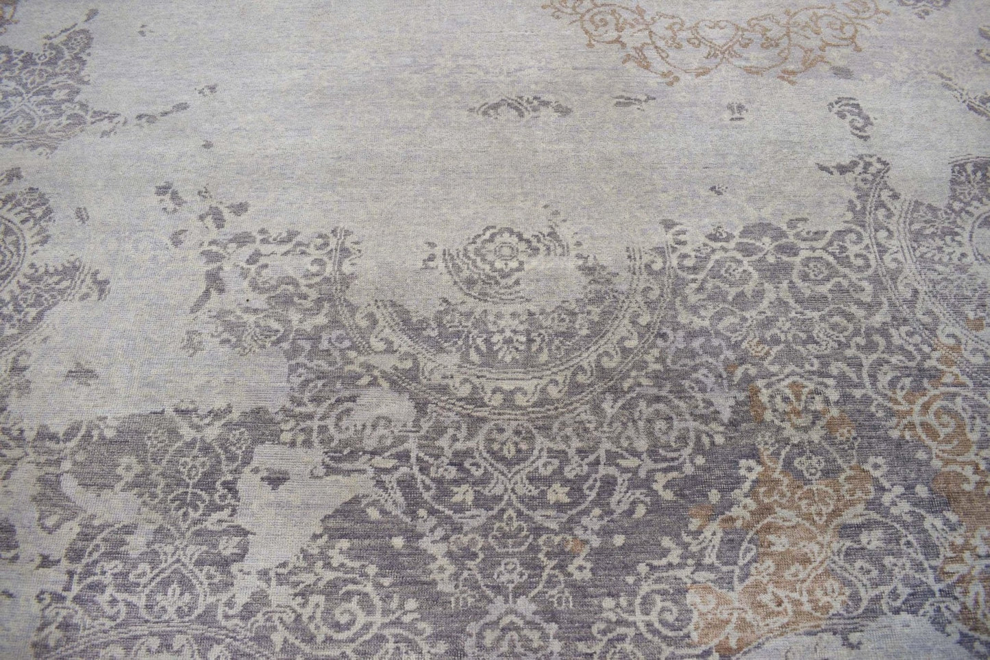 8x10 Rug | Modern Handmade Wool blended viscose Area Rug | TRD1634810 - Nuvé