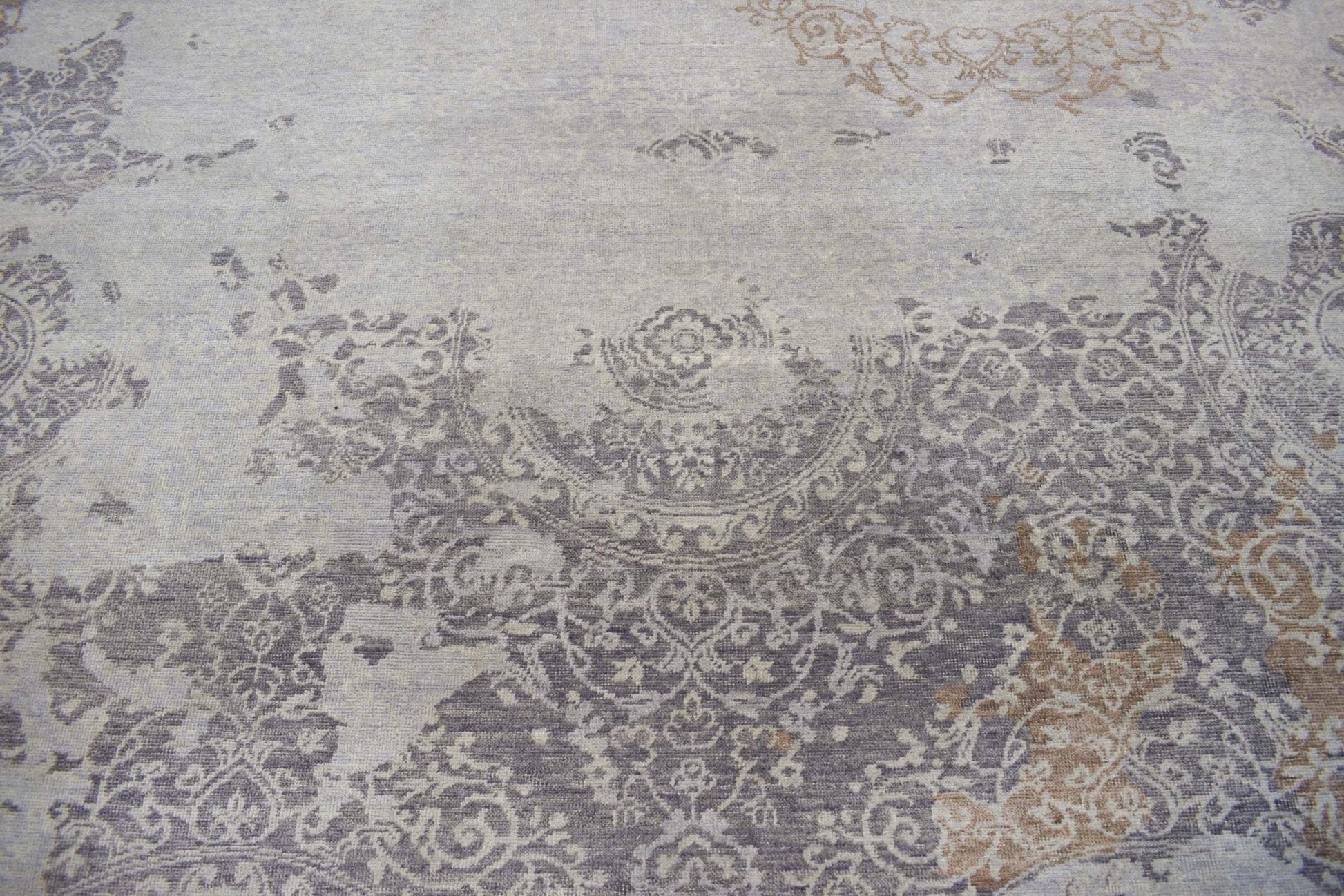 8x10 Rug | Modern Handmade Wool blended viscose Area Rug | TRD1634810 - Nuvé