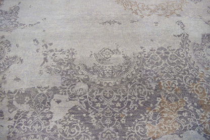 8x10 Rug | Modern Handmade Wool blended viscose Area Rug | TRD1634810 - Nuvé