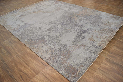 8x10 Rug | Modern Handmade Wool blended viscose Area Rug | TRD1634810 - Nuvé