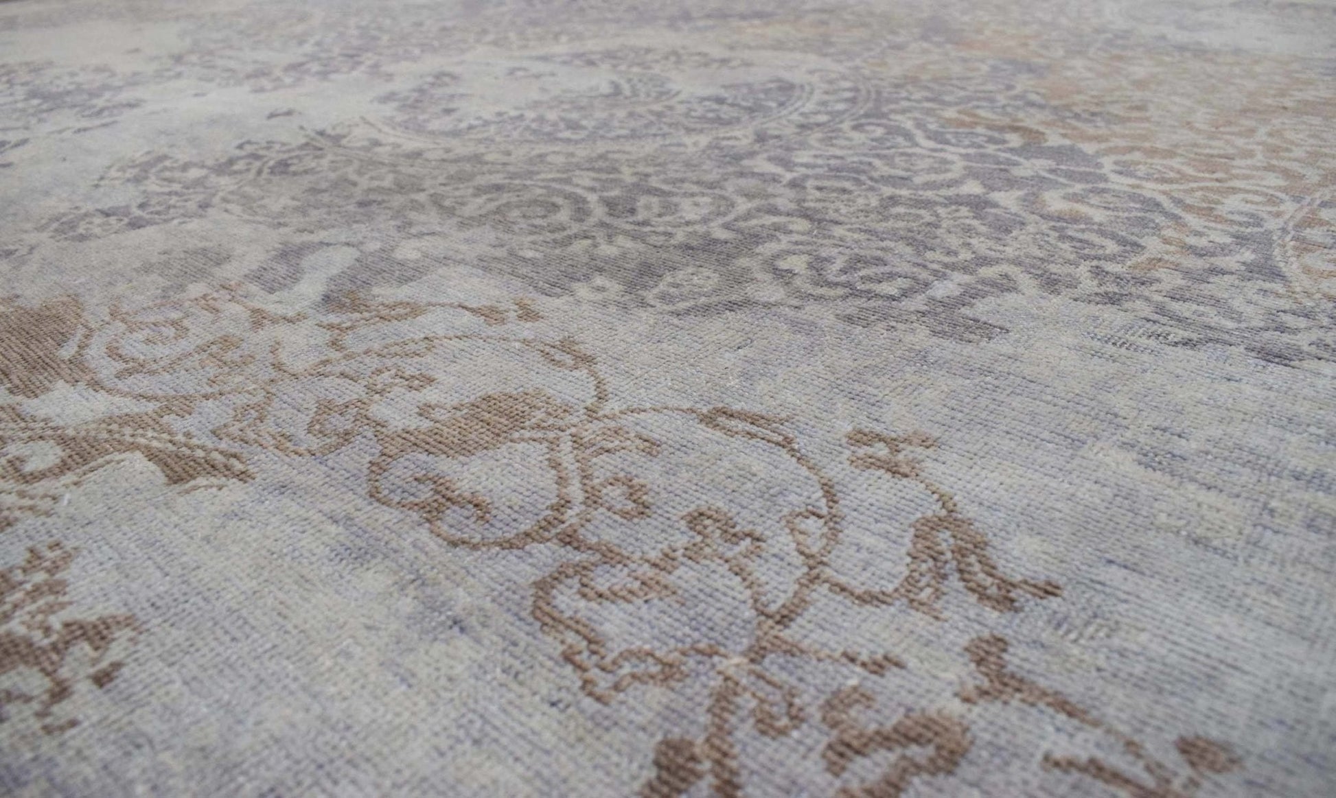 8x10 Rug | Modern Handmade Wool blended viscose Area Rug | TRD1634810 - Nuvé