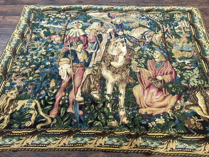 Vintage European Tapestry 5.5 x 8, The Royal Hunt - Nuvé