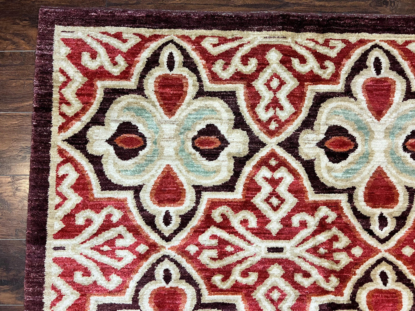 Portuguese Rug 9x12, Vintage Carpet, Handmade Wool Rug - Nuvé