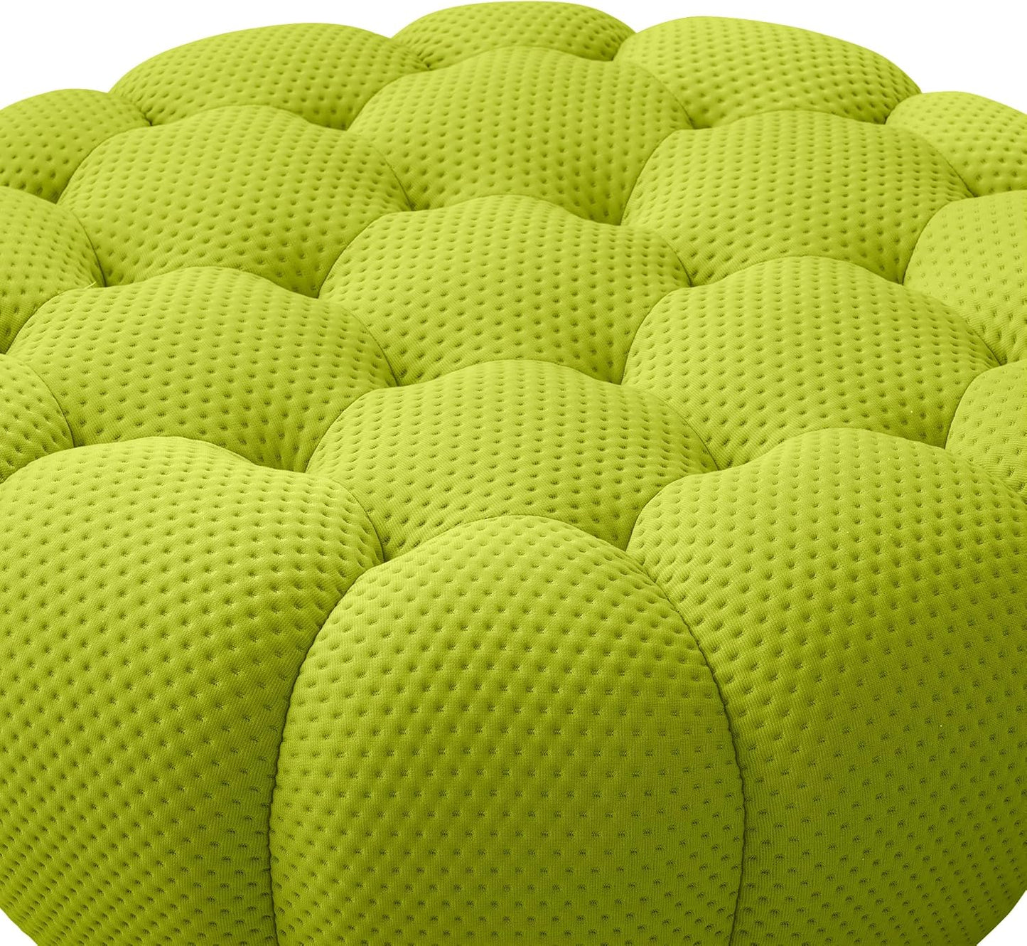 Nuvé® Mitsu Modular Bouclé Cloud Sofa - Lime Green - Ottoman - Nuvé