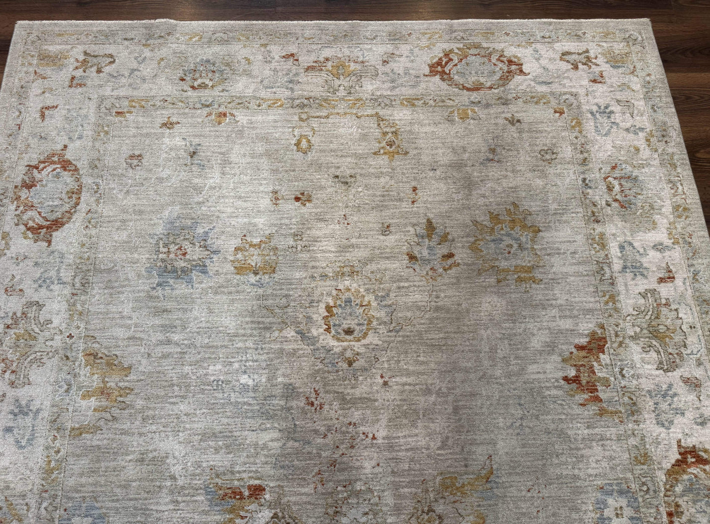 Modern Turkish Oushak Rug 7x9, Netural Colors - Nuvé