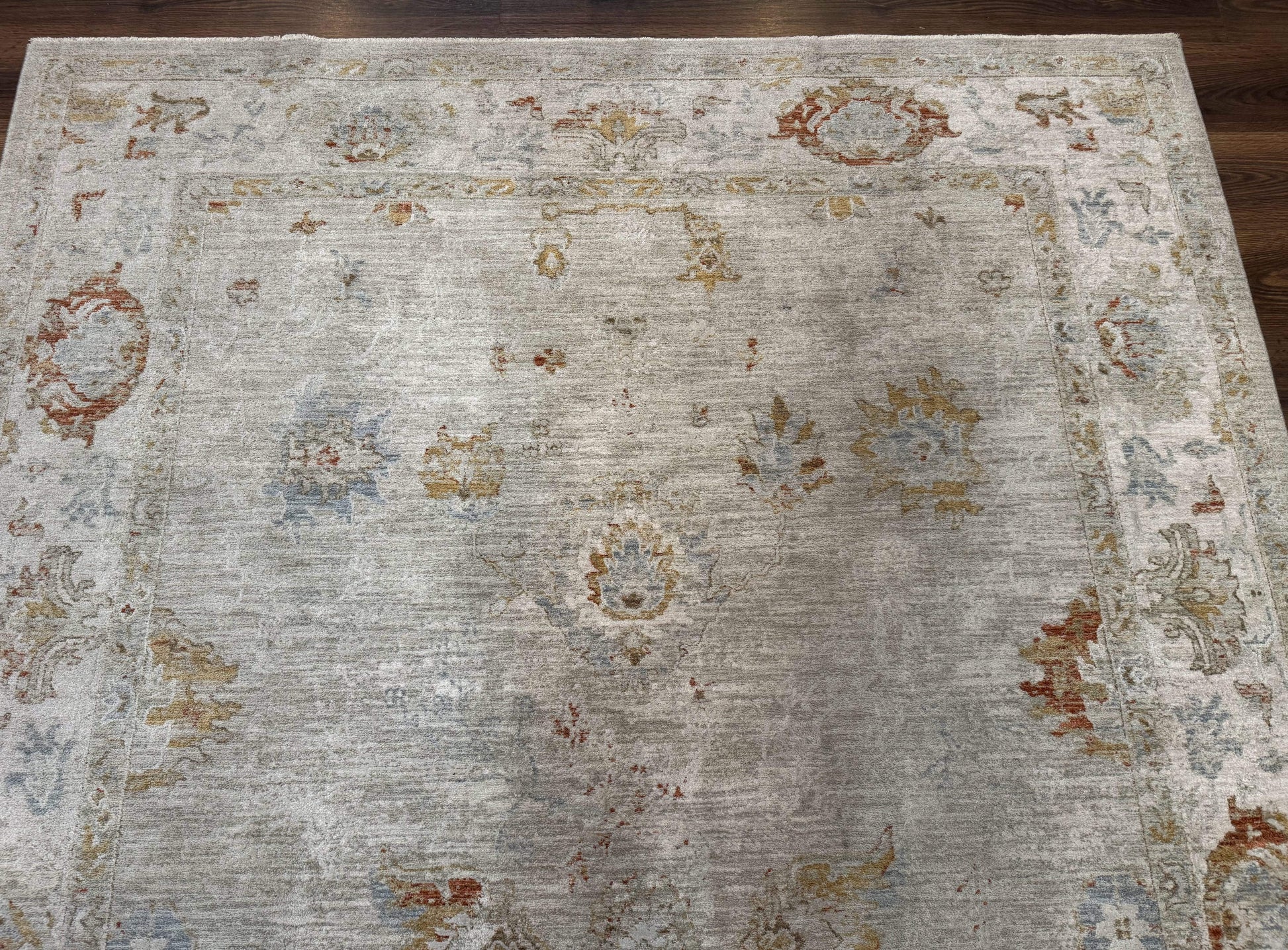 Modern Turkish Oushak Rug 7x9, Netural Colors - Nuvé