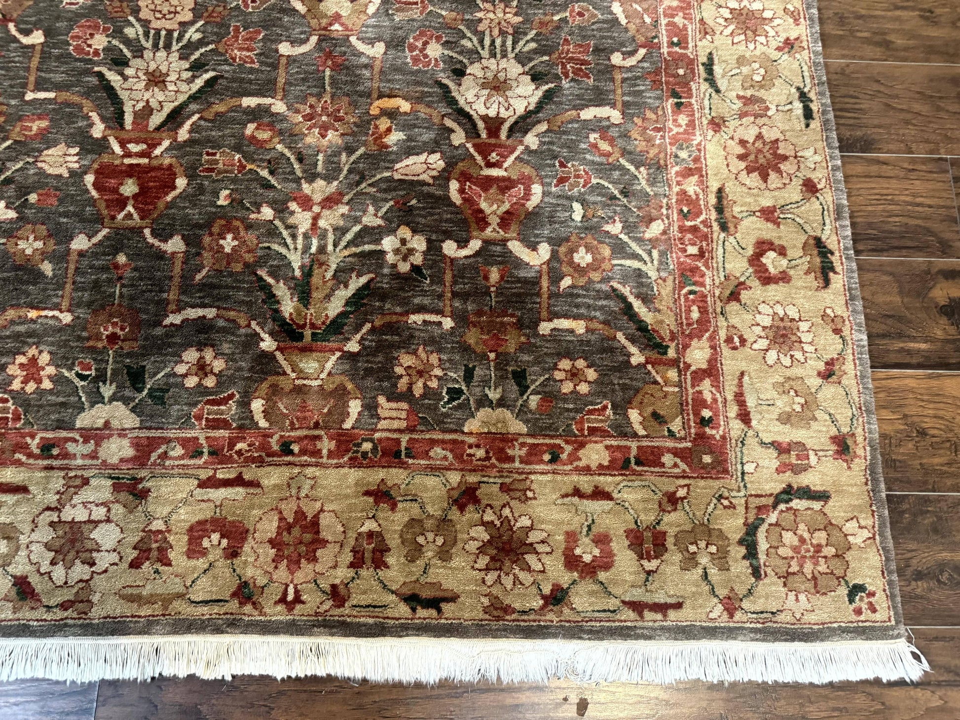 Pak Persian Mahal Rug 6x9, Floral Handmade Wool Traditional Oriental Carpet - Nuvé