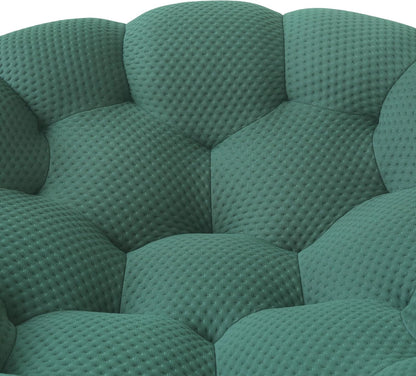 Nuvé® Mitsu Modular Bouclé Cloud Sofa - Dark Green - Ottoman - Nuvé