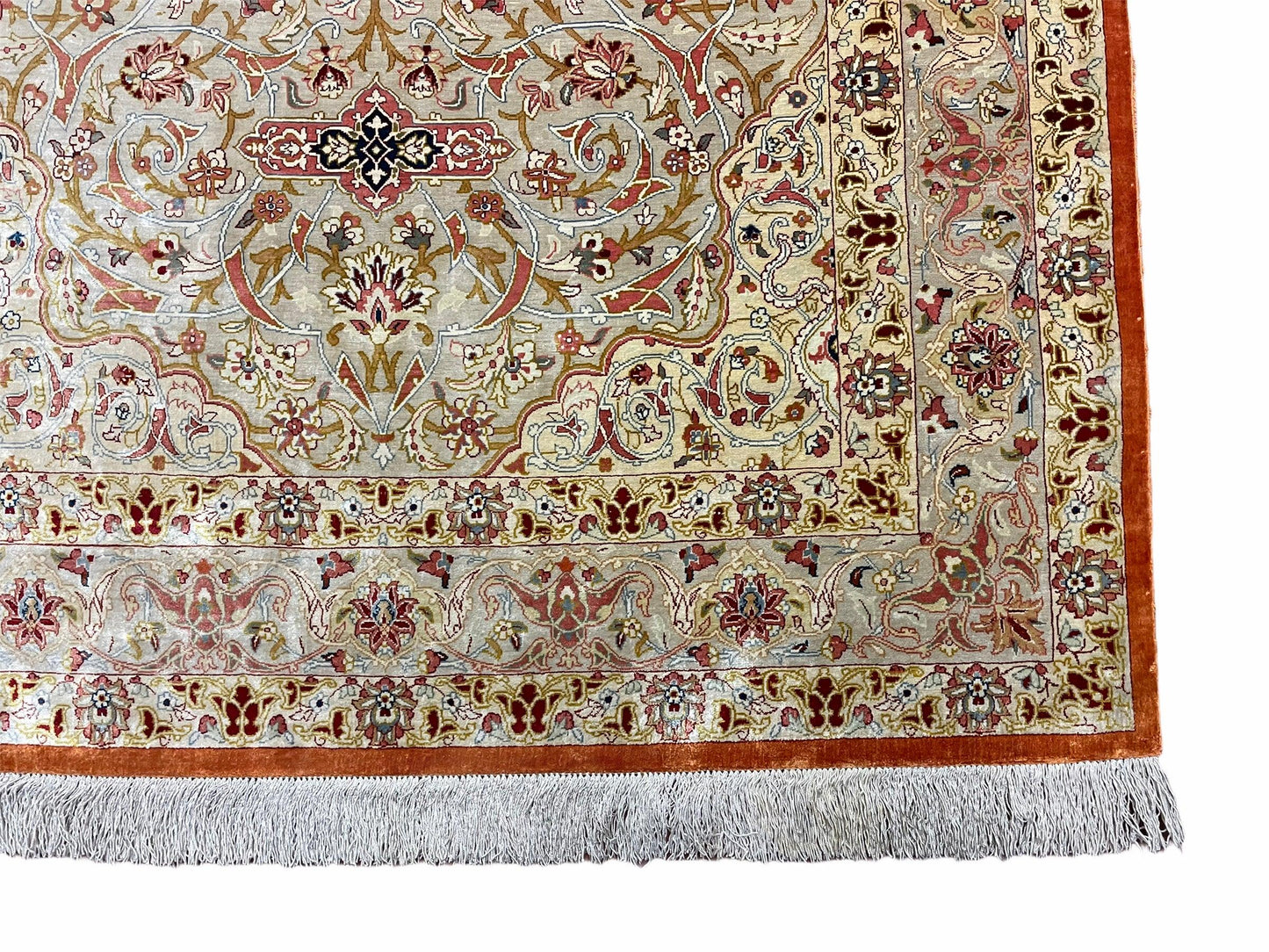 3' X 5' Vintage Fine Handmade Turkish Oriental Silk Rug 900 KPSI Wow - Nuvé