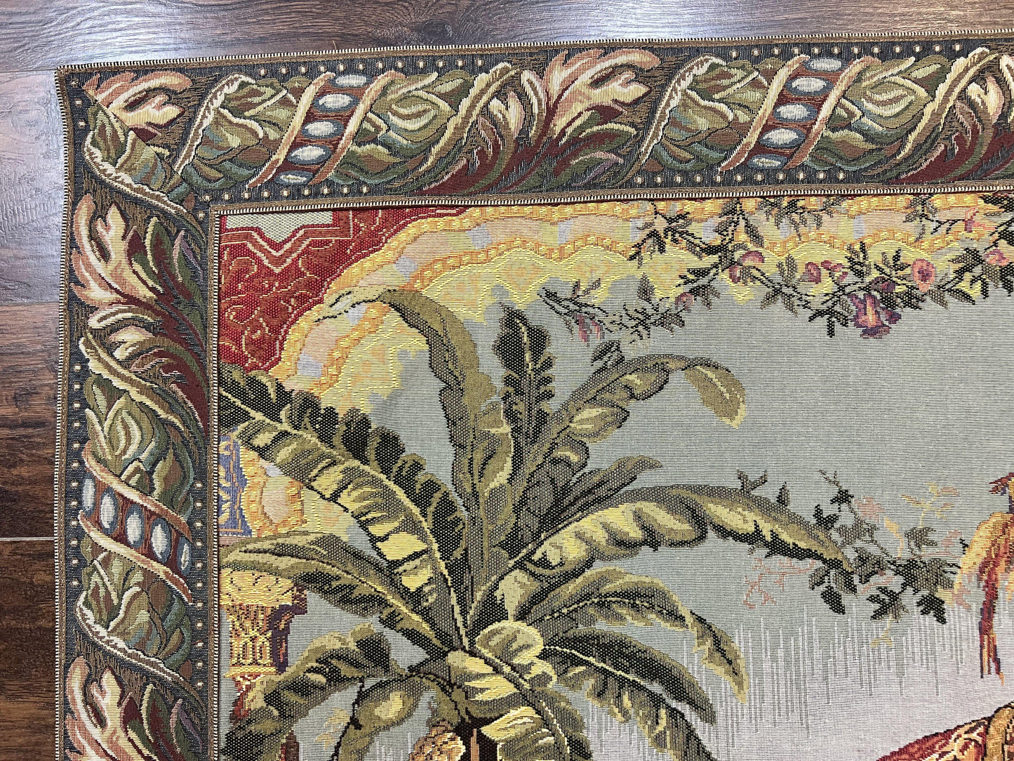 Vintage Tapestry 4 x 5.6, Adorned Elephant Pictorial - Nuvé