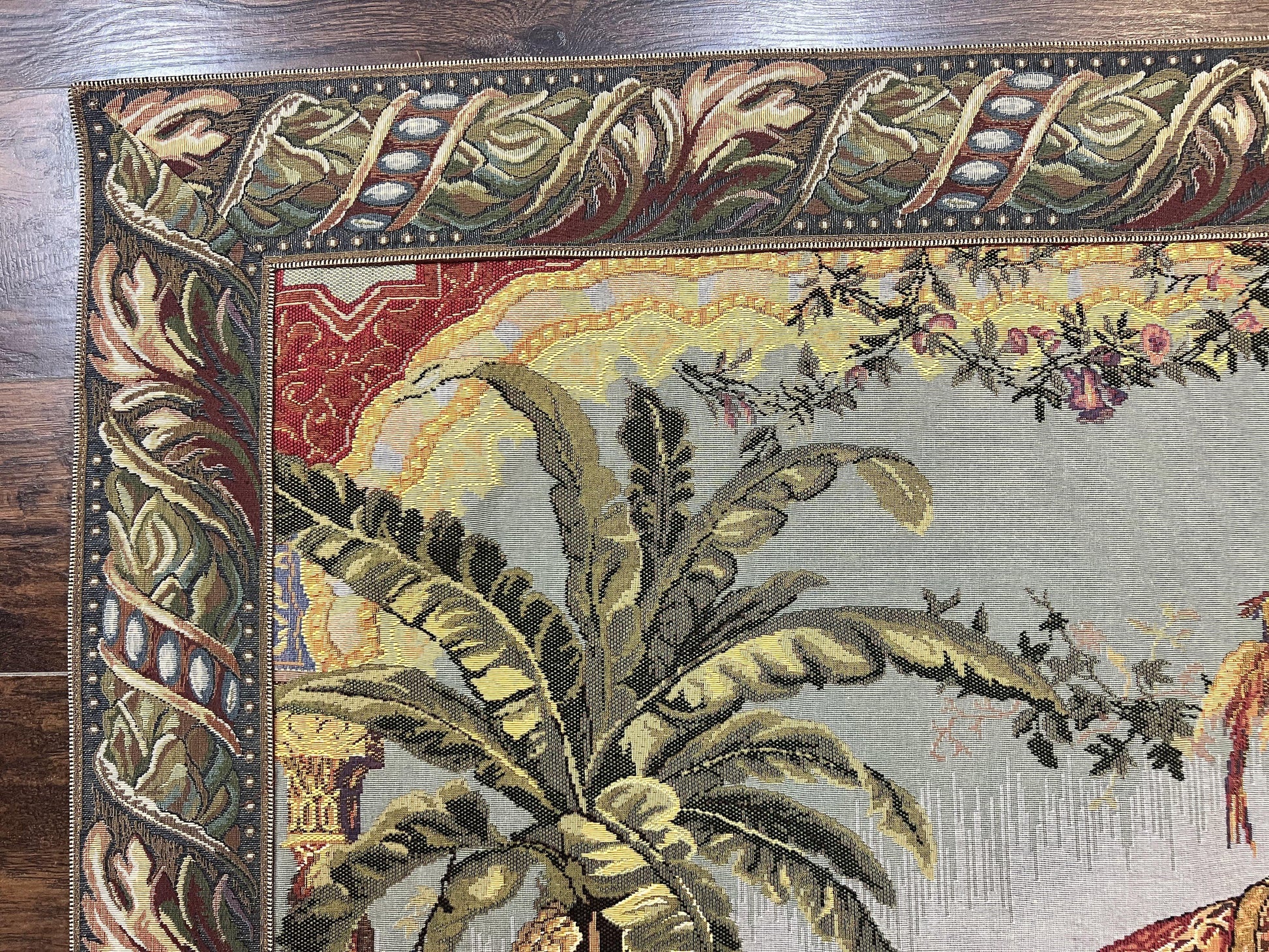 Vintage Tapestry 4 x 5.6, Adorned Elephant Pictorial - Nuvé
