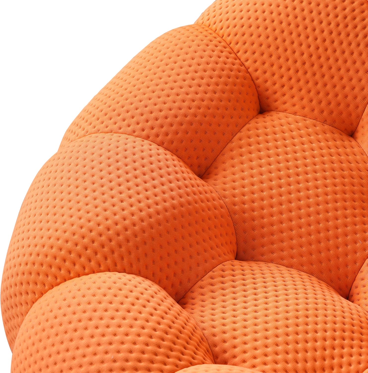 Nuvé® Mitsu Modular Bouclé Cloud Sofa - Orange - 3-Seater Sofa - Nuvé