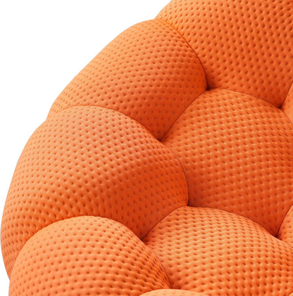 Nuvé® Mitsu Modular Bouclé Cloud Sofa - Orange - 3-Seater Sofa - Nuvé