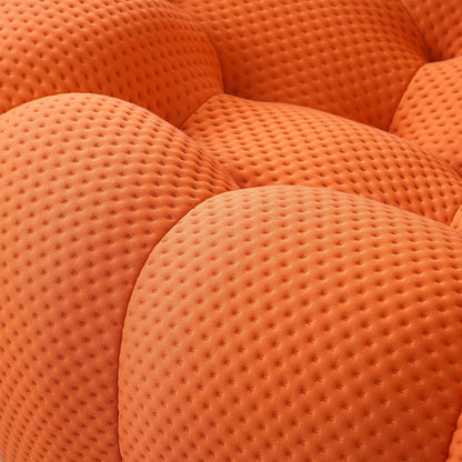 Nuvé® Mitsu Modular Bouclé Cloud Sofa - Orange - 3-Seater Sofa - Nuvé