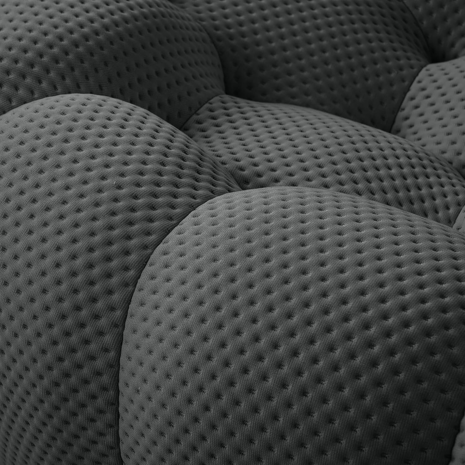 Nuvé® Mitsu Modular Bouclé Cloud Sofa - Dark Grey - 2 Seater Sofa - Nuvé