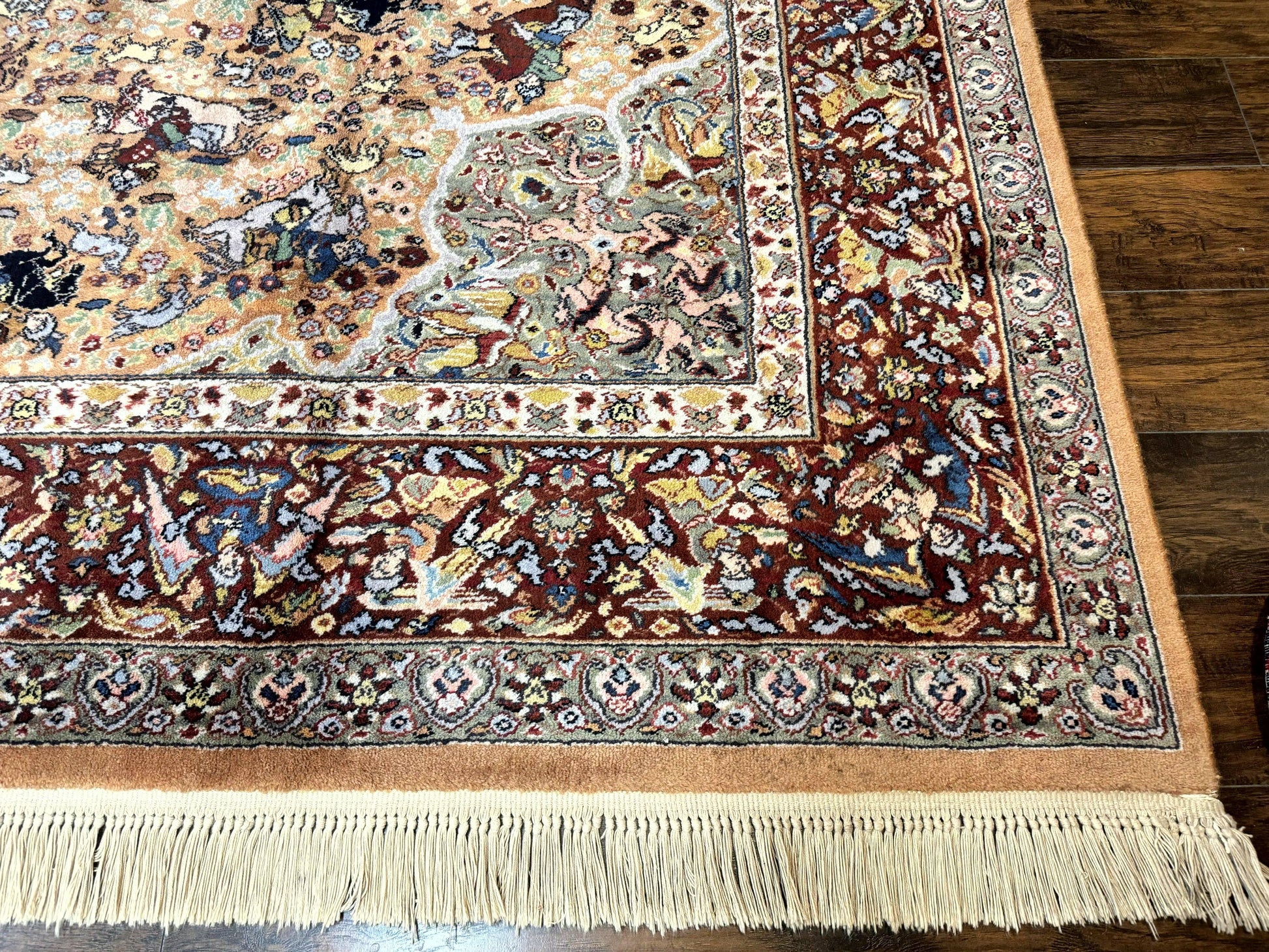 Karastan Rug 10x14 - Persian Hunting  #723 - Wool Pile, Vintage - Nuvé