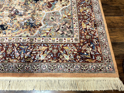 Karastan Rug 10x14 - Persian Hunting  #723 - Wool Pile, Vintage - Nuvé