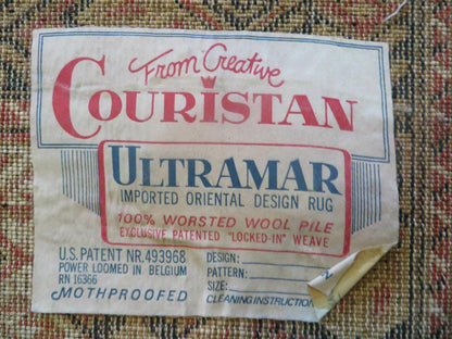 Couristan Rug 10x14, Large Belgium Power Loomed Wool Carpet 10 x 14 ft, Brown Tan Cream Oriental Rug, Living Room Rug, Large Area Rug - Nuvé