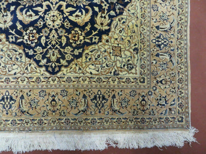 4' X 6' Handmade Ultra Fine India Floral Oriental Wool Silk Rug Hand Knotted - Nuvé