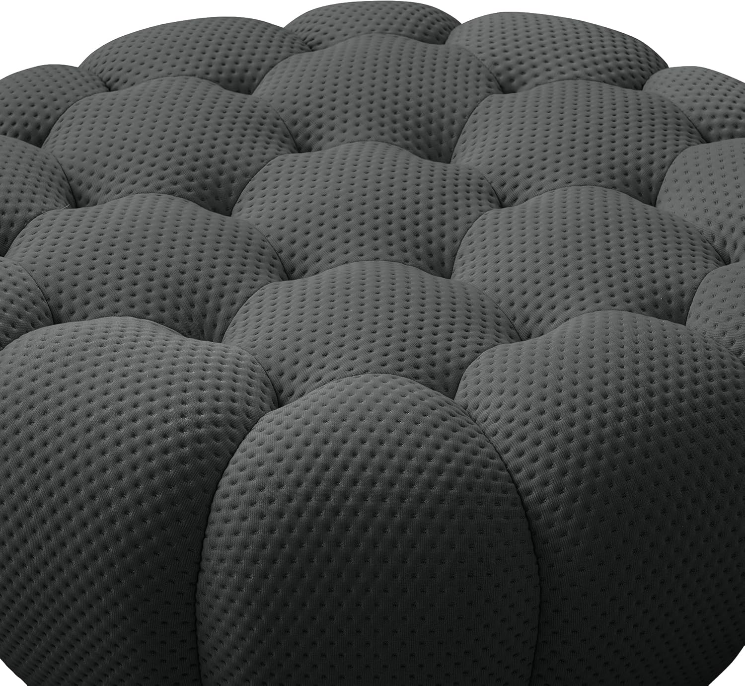 Nuvé® Mitsu Modular Bouclé Cloud Sofa - Dark Grey - Ottoman - Nuvé