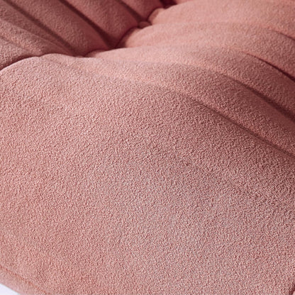Muku Bouclé Chair - Pink - Single Seater - Nuvé