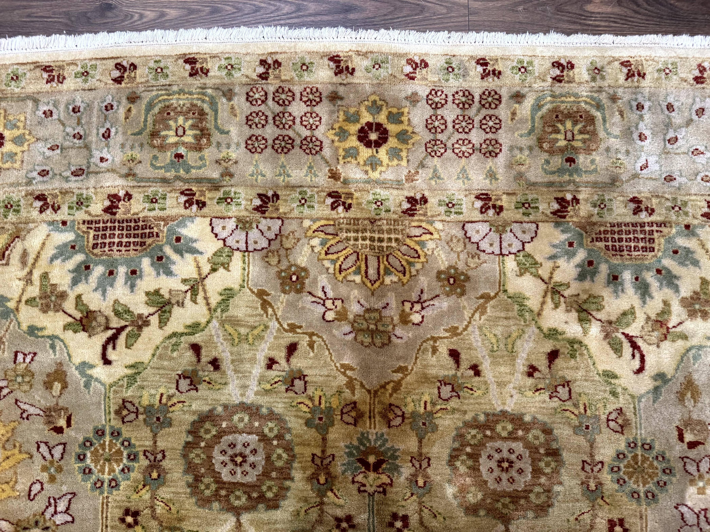 Indo Persian Rug 8x10, Indian Rug, Soft Wool Rug, Oushak Style Rug, Handmade Rug - Nuvé