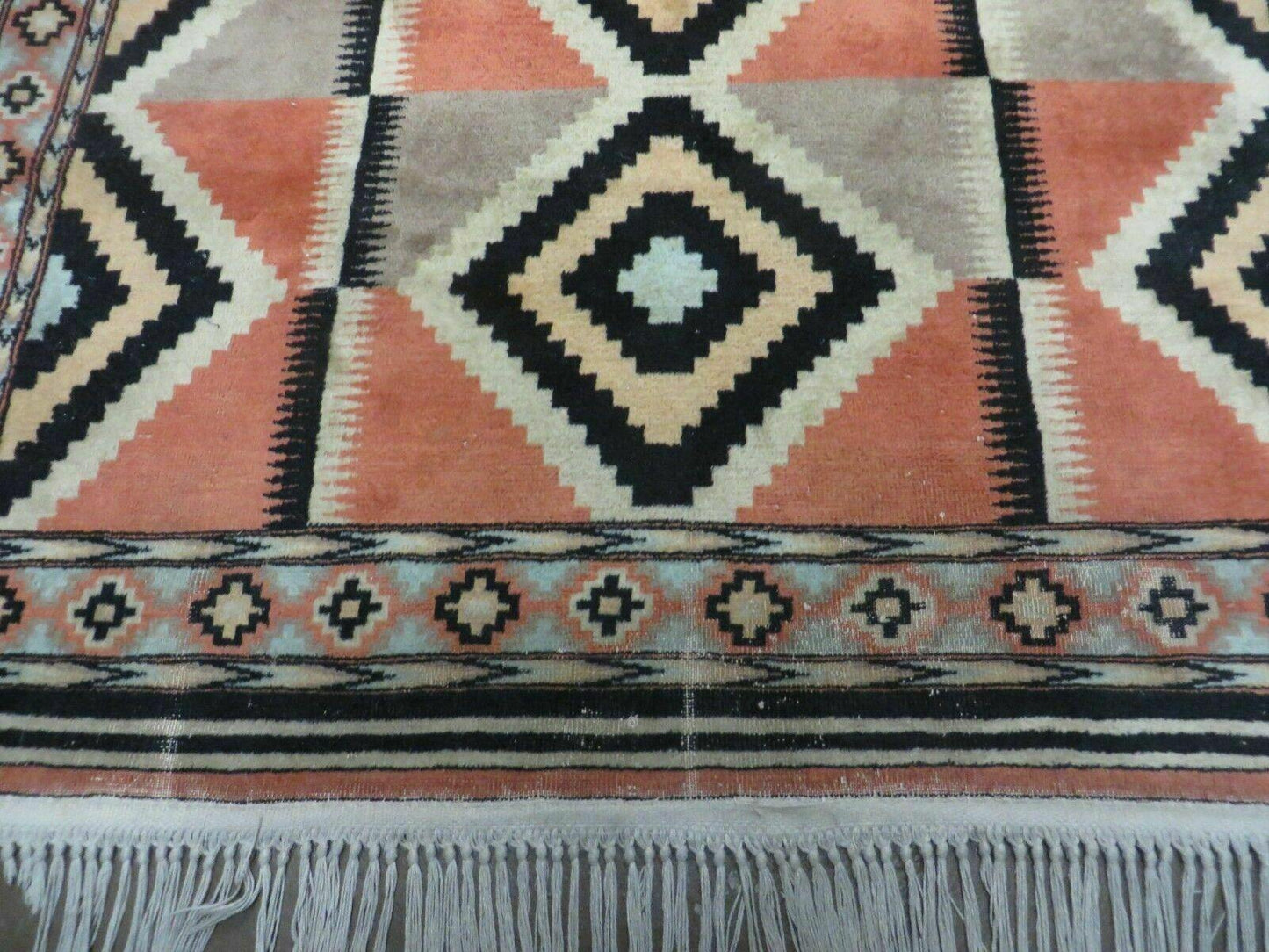 4' X 6' Vintage Handmade Turkish Melas Oushak Wool Rug Carpet Mehrab Red Nice - Nuvé
