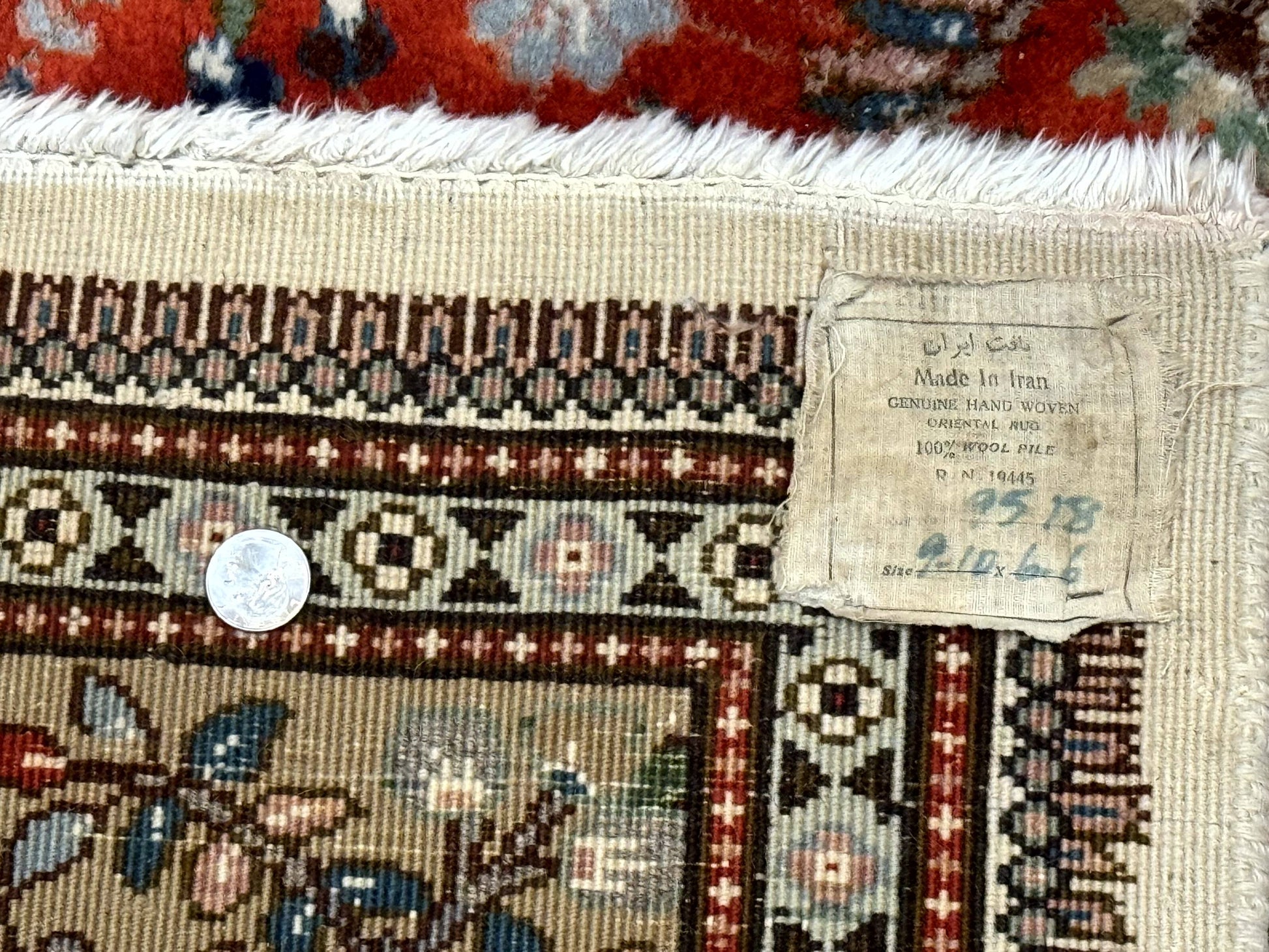 Persian Tabriz Rug 6x10, Burnt Orange and Tan, Animal Pictorials, Deer, Floral, Taba Tabae Carpet - Nuvé