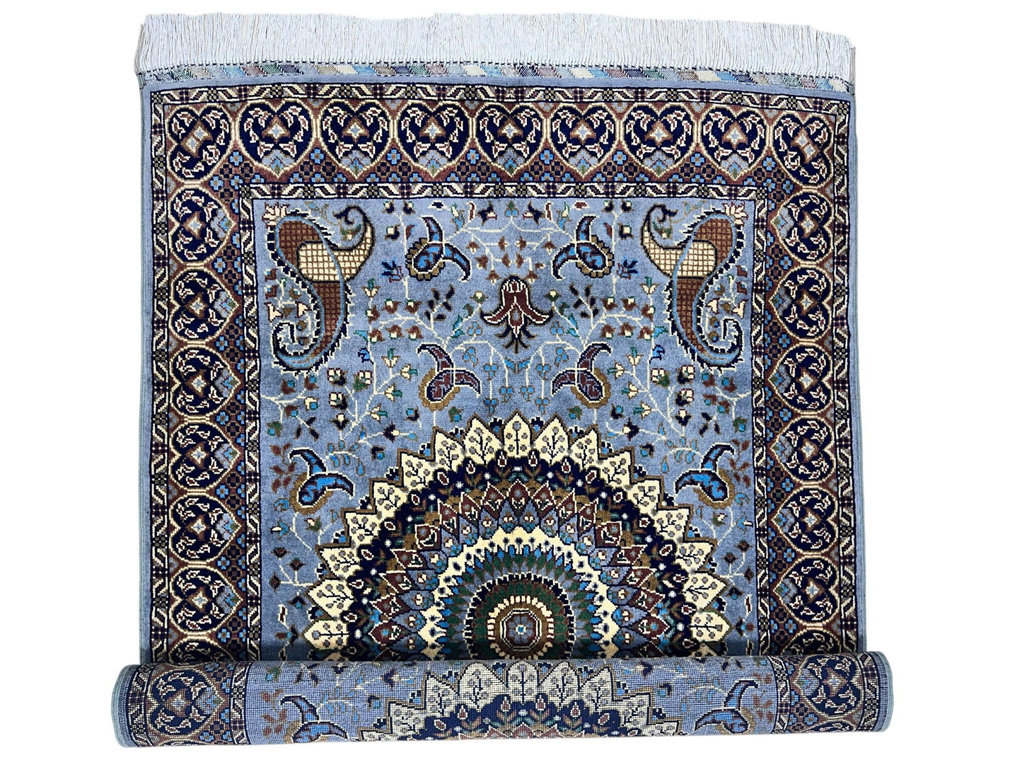 Hand-Knotted Parak Rug – Gray, 40” x 60” | Afghan Wool Rug - Nuvé