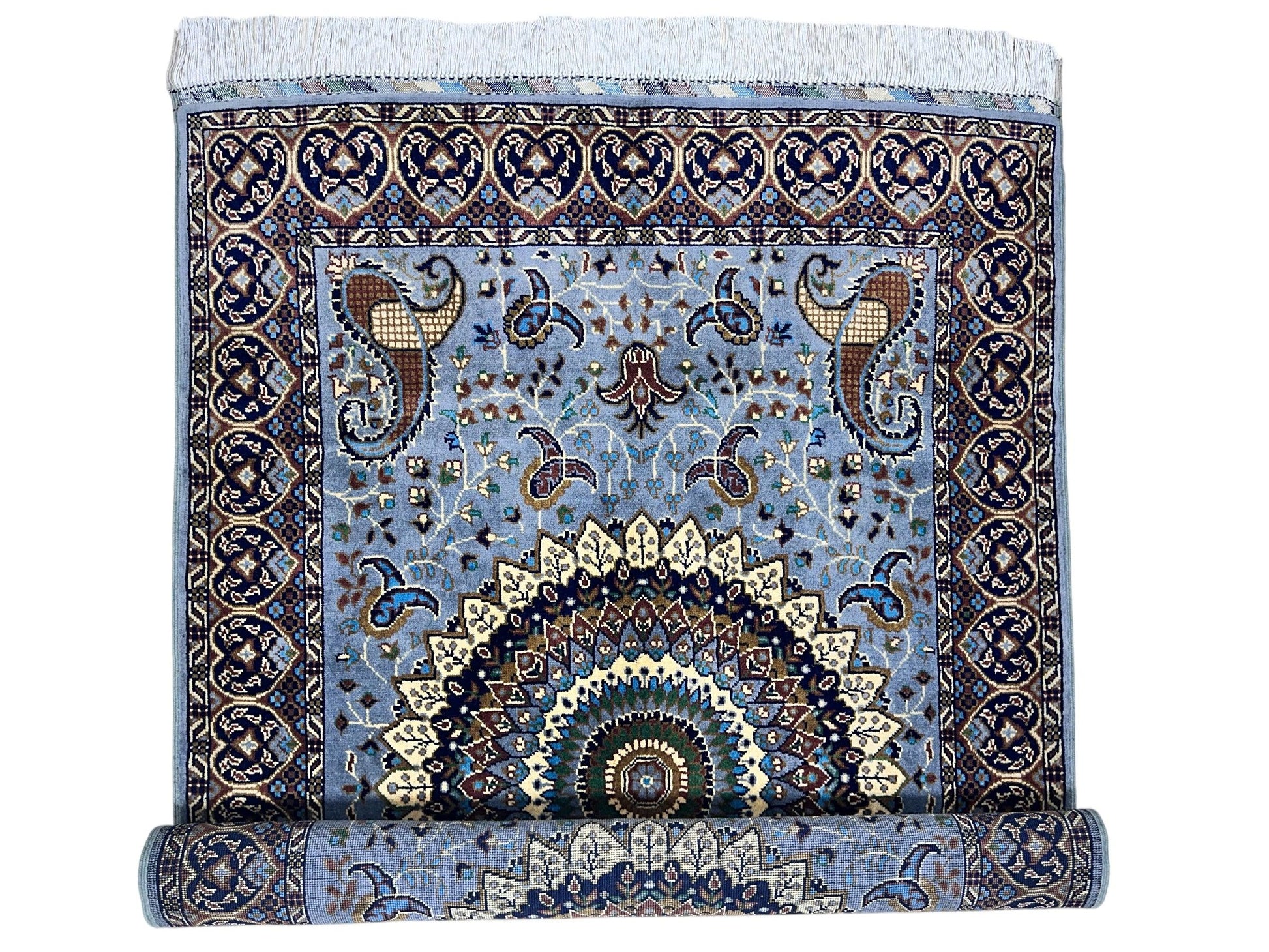 Hand-Knotted Parak Rug – Gray, 40” x 60” | Afghan Wool Rug - Nuvé