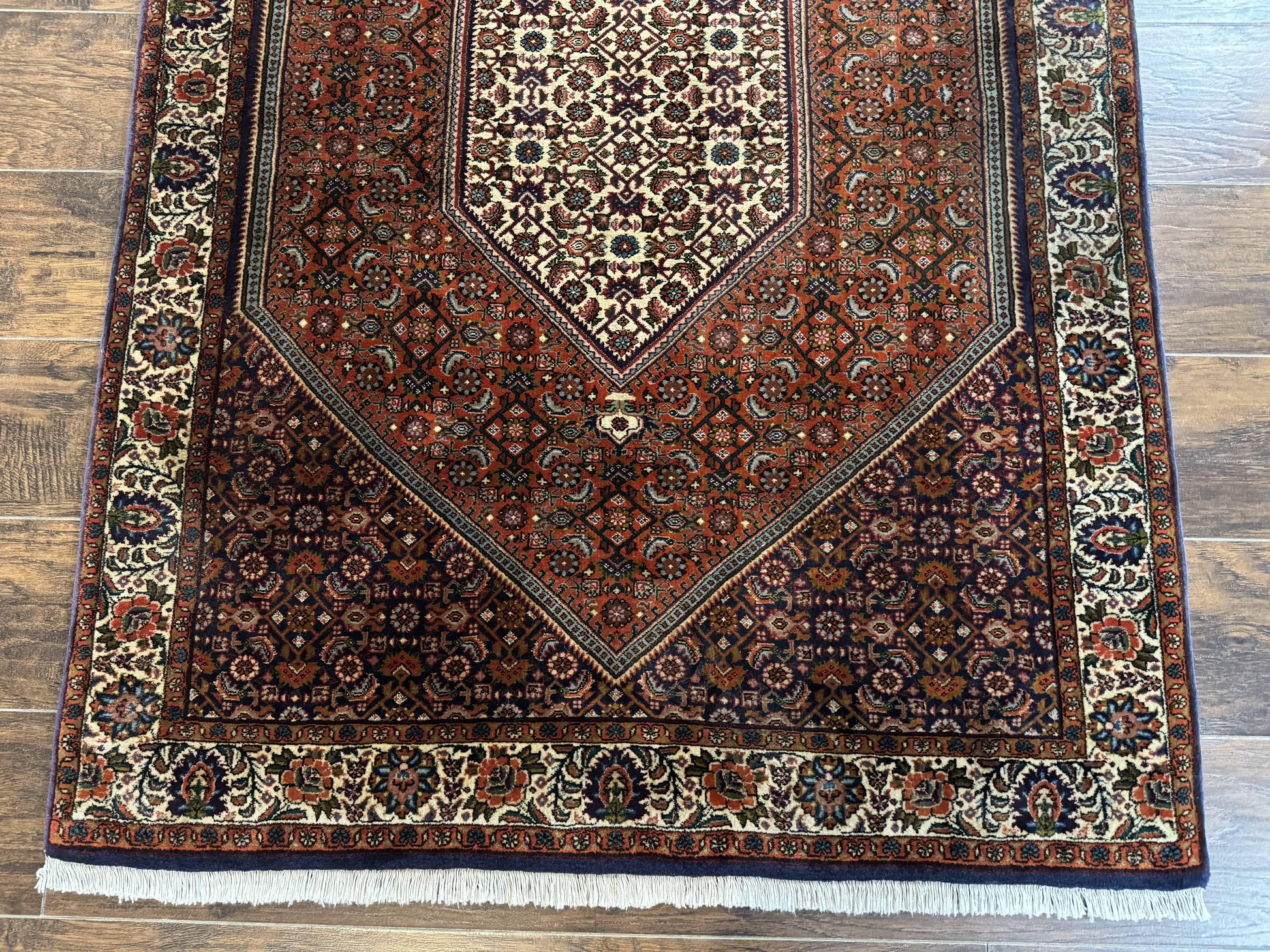 Persian Bidjar Rug 4x5, Fine 290 KPSI, Herati Pattern - Nuvé