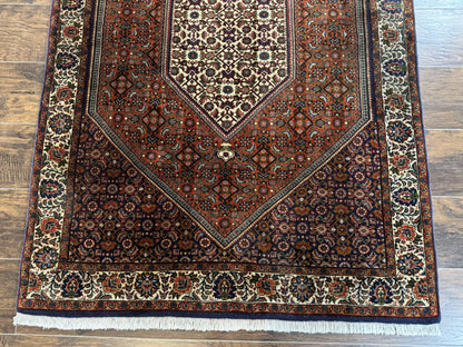 Persian Bidjar Rug 4x5, Fine 290 KPSI, Herati Pattern - Nuvé