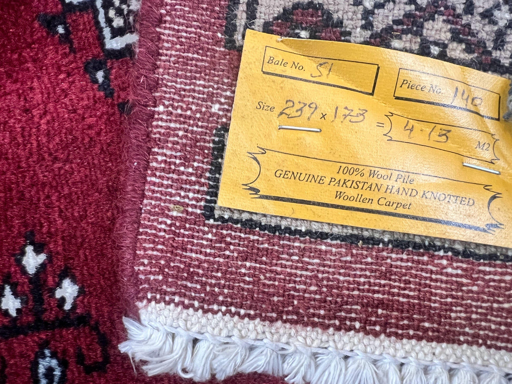 Pakistani Bokhara Rug 6x8, Fine Turkoman Carpet, Wool Handmade Vintage, Red, 6 x 8 Medium Sized Rug, Turkmen Rug - Nuvé