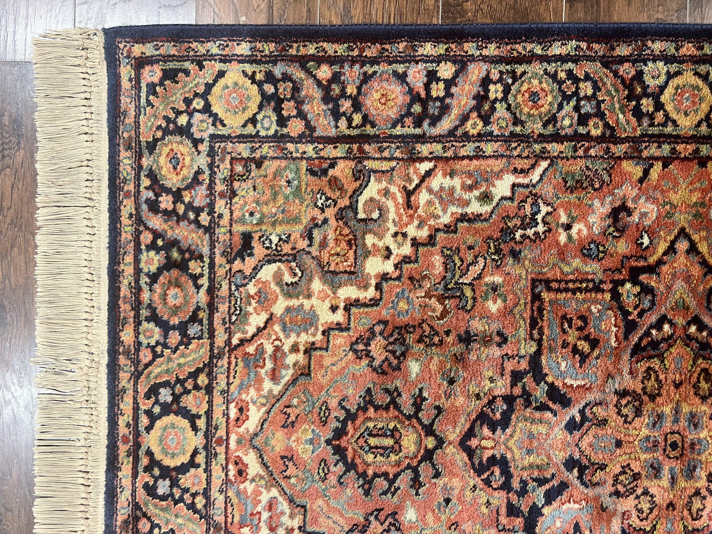 Karastan Rug 4x6, Karastan Heriz #726, Wool Pile Karastan Area Rug, Rare Hard to Find, Original 700 Series Vintage Discontinued Rug - Nuvé