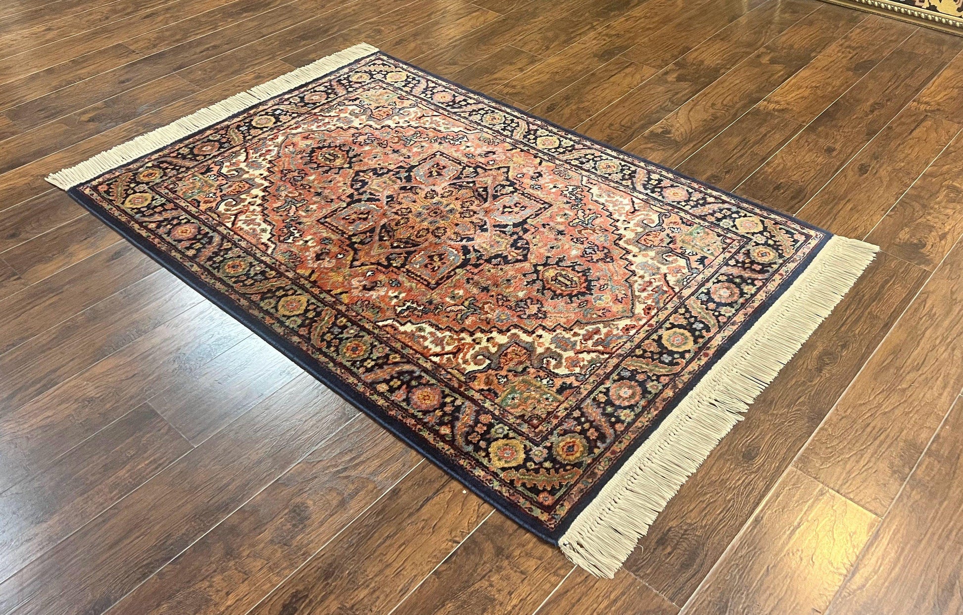 Karastan Rug 4x6, Karastan Heriz #726, Wool Pile Karastan Area Rug, Rare Hard to Find, Original 700 Series Vintage Discontinued Rug - Nuvé