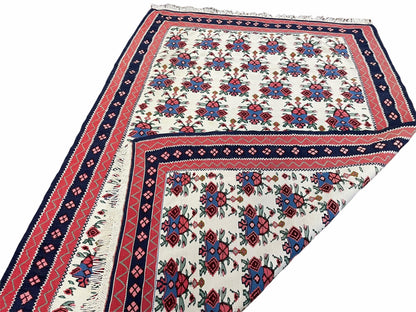 3x5 Vintage Kurdish Senneh Kilim Rug 3 x 5 Heirloom Rug Flatweave Antique Rug Playroom Rug Collectible Rug Beige Kilim - Nuvé