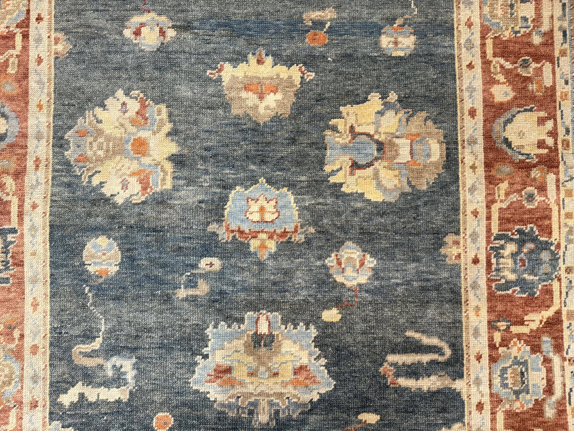 Turkish Oushak Rug 6x9, Sultanabad Carpet, Medium Size Oriental Rug - Nuvé