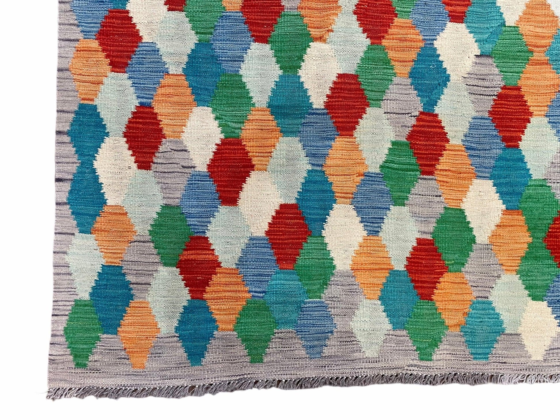 6.5 x 9.5 Colorful Chobi Kilim Rug 6 x 9 Multicolor Turkish Kilim Rug 7x10 Chobi Kilim Rug Playroom Rug Wool Kilim Rug 6x9 New Tribal Kilim - Nuvé