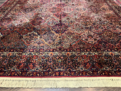 12x16 Karastan Multicolor Panel Kirman Rug #717, Rare Palace Size Wool Original 700 Series - Nuvé