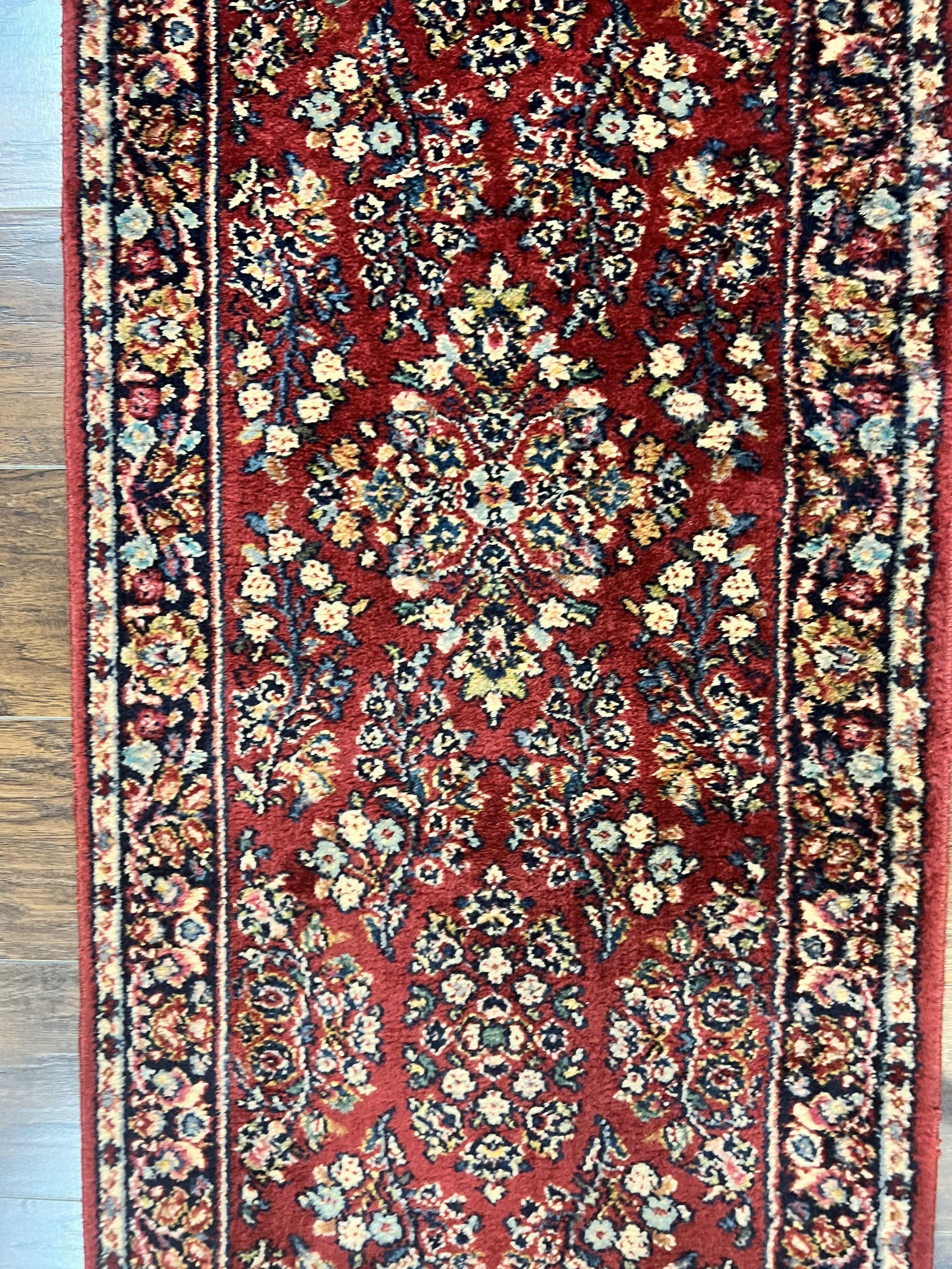 Antique Karastan Runner Rug 2x12, Karastan Sarouk #785, Original Collection, 700 Series, 2 x 12 Runner for Hallway, Wool Karastan Rug, Rare - Nuvé
