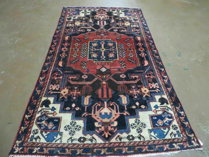 4' X 7' Antique 1920 Handmade Turkish Anatolian Wool Rug Veg Dye Nice - Nuvé