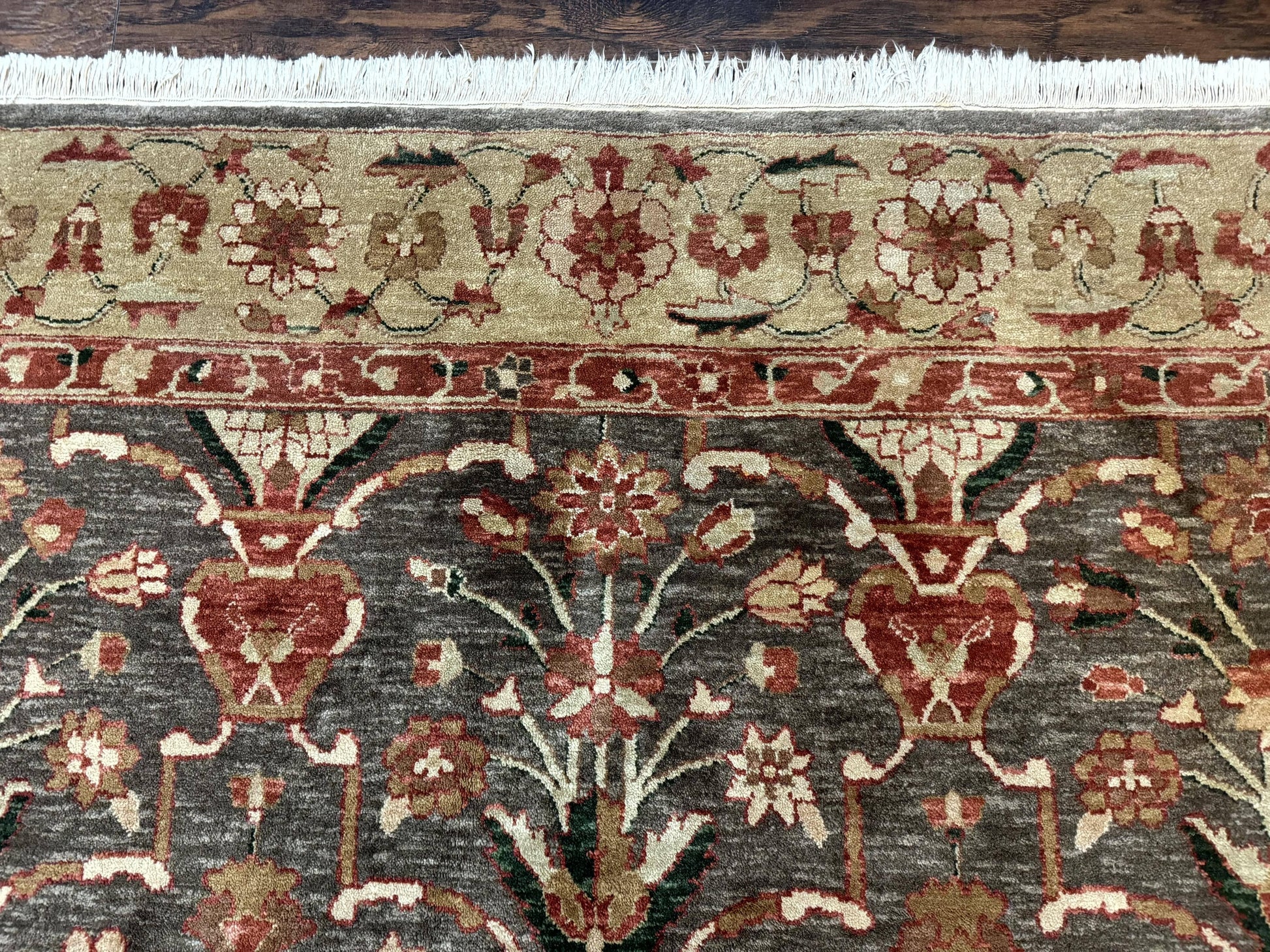 Pak Persian Mahal Rug 6x9, Floral Handmade Wool Traditional Oriental Carpet - Nuvé