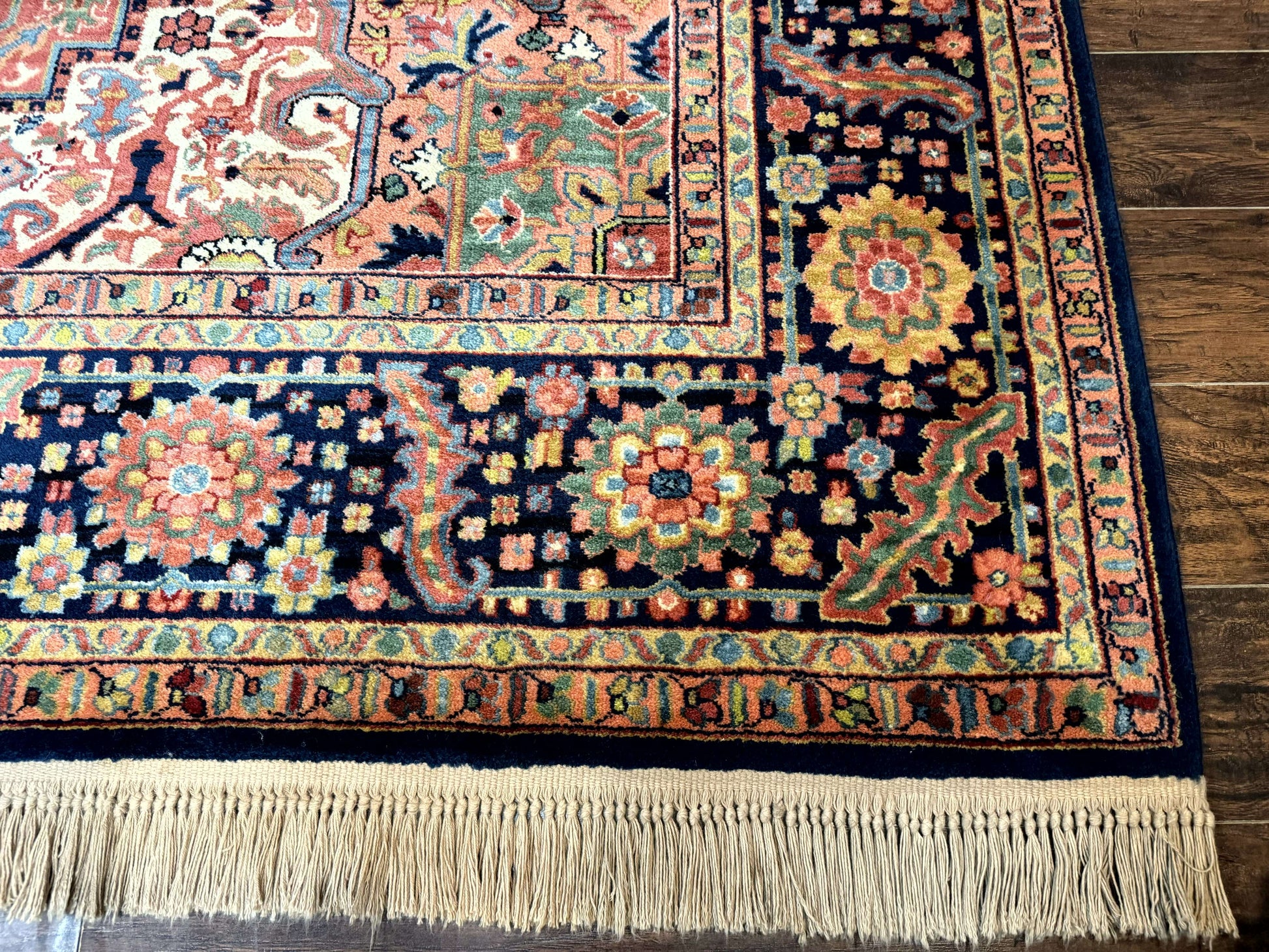 8.8 x 12 Karastan Heriz Rug #726, Vintage Wool Discontinued Carpet, Original 700 Series - Nuvé
