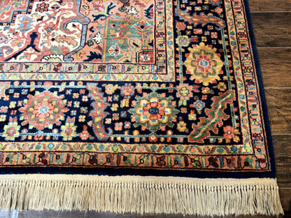 8.8 x 12 Karastan Heriz Rug #726, Vintage Wool Discontinued Carpet, Original 700 Series - Nuvé