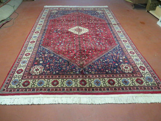 Persian Tribal Rug 7x10, Shiraz Carpet, Abadeh Rug - Nuvé