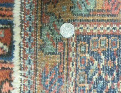 Persian Karajeh Rug 5x6, Antique Geometric Medallion Carpet - Nuvé