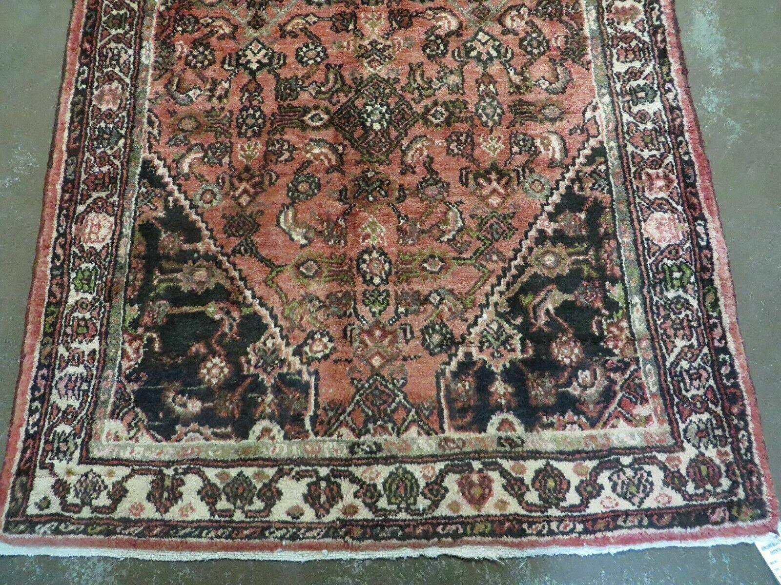 Persian Runner Rug 3.8 x 10, Red, Vintage - Nuvé