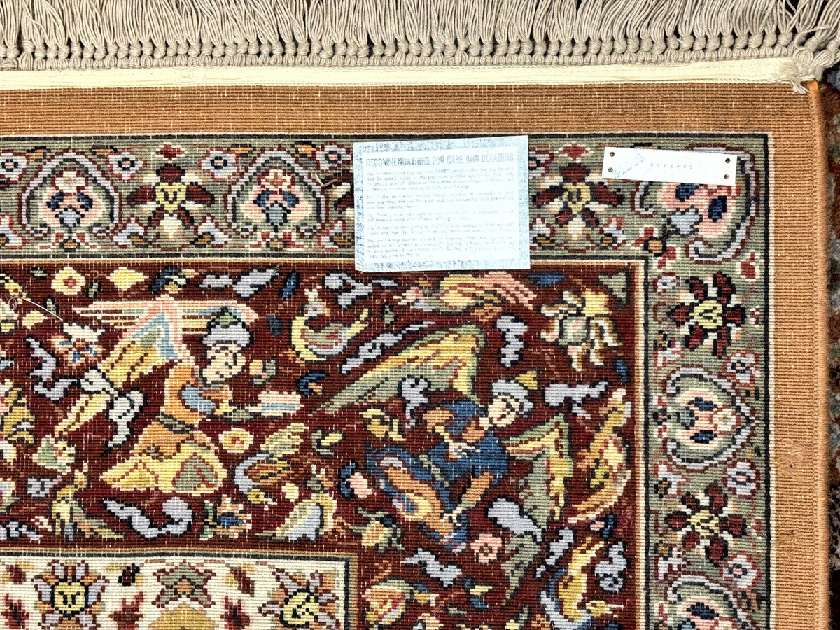 Karastan Rug 10x14 - Persian Hunting  #723 - Wool Pile, Vintage