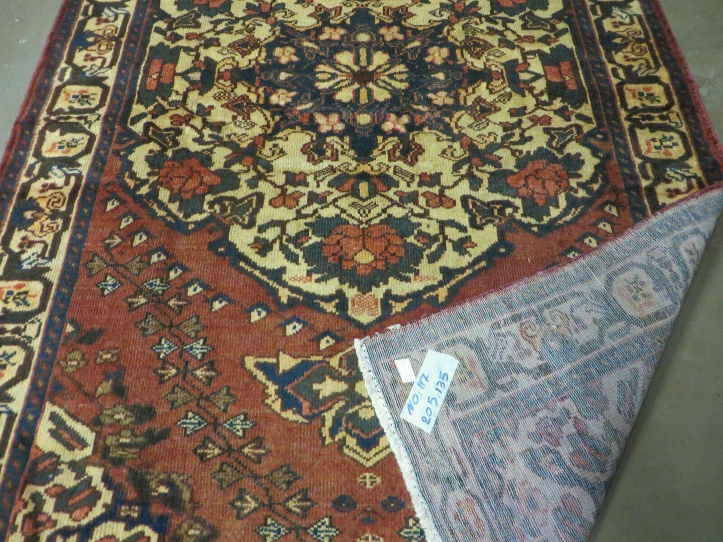 4' X 7' Antique 1920 Handmade Turkish Medallion Wool Rug Veg Dye Nice - Nuvé